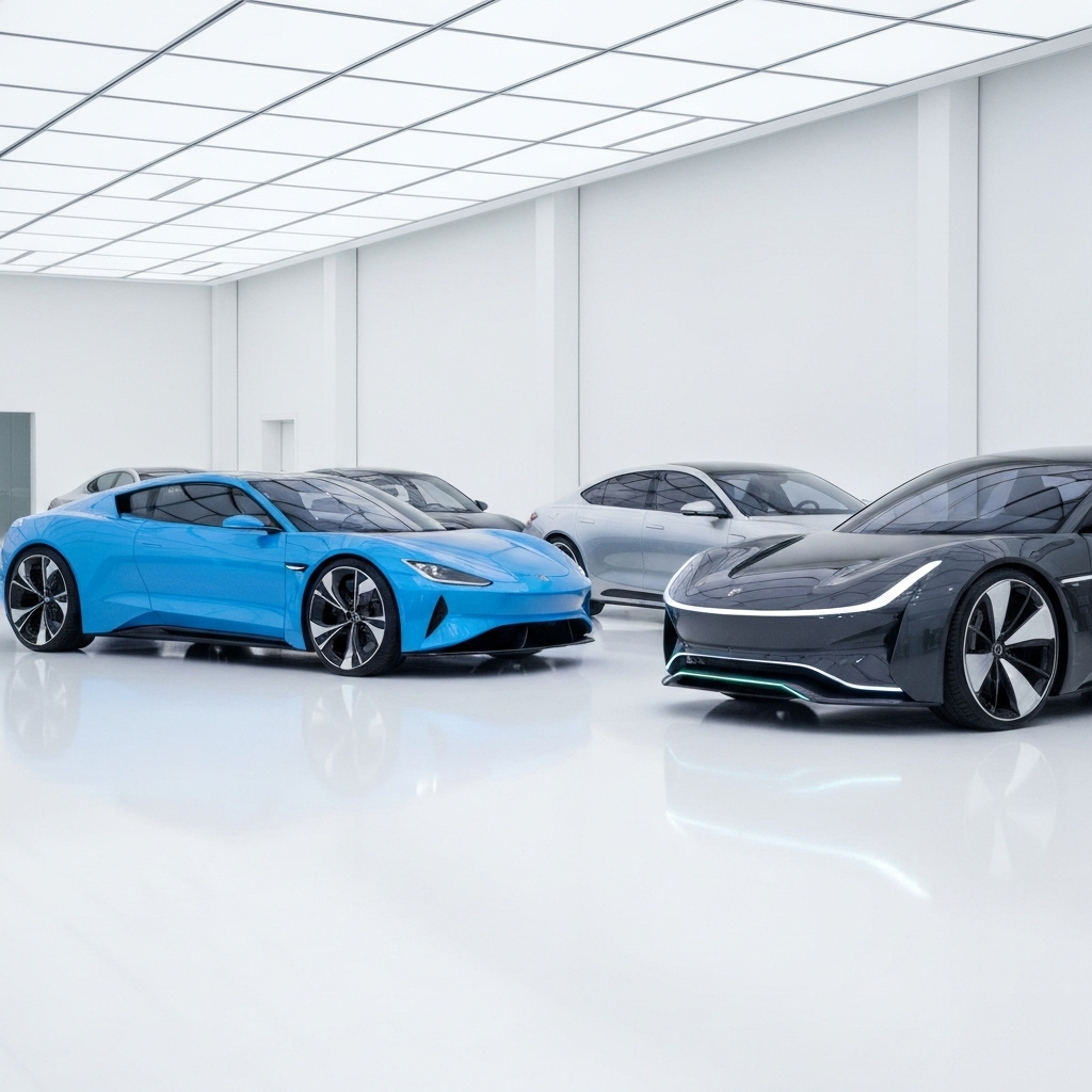 Elektrofahrzeuge Showroom